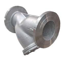 STAINLESS STEEL Y STRAINER FLANGED CLASS 150 with DRAIN PLUG