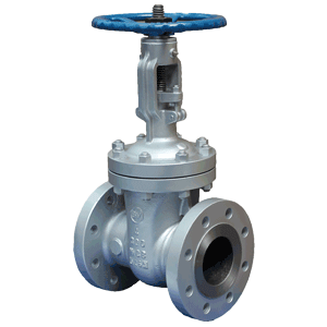 CAST STEEL GATE VALVE OS&Y FLANGED CLASS 300 RF with HF Seats